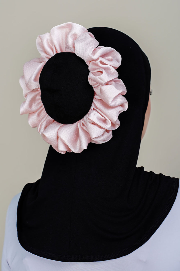 Plain Scrunchies Chiffon Light Pink