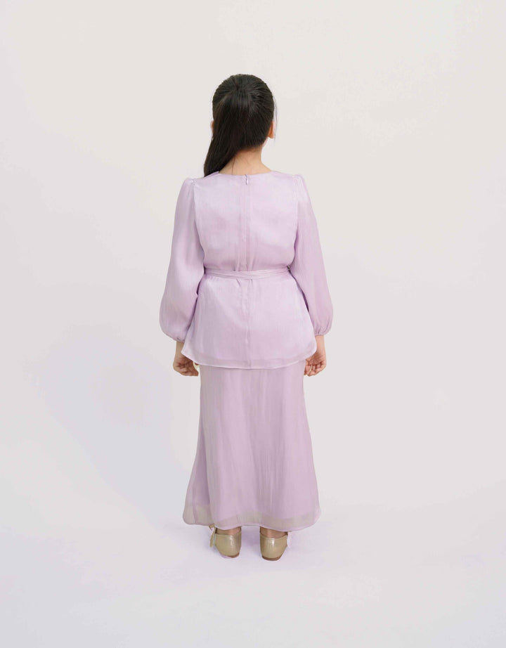 Thea Kids Kurung in Lilac