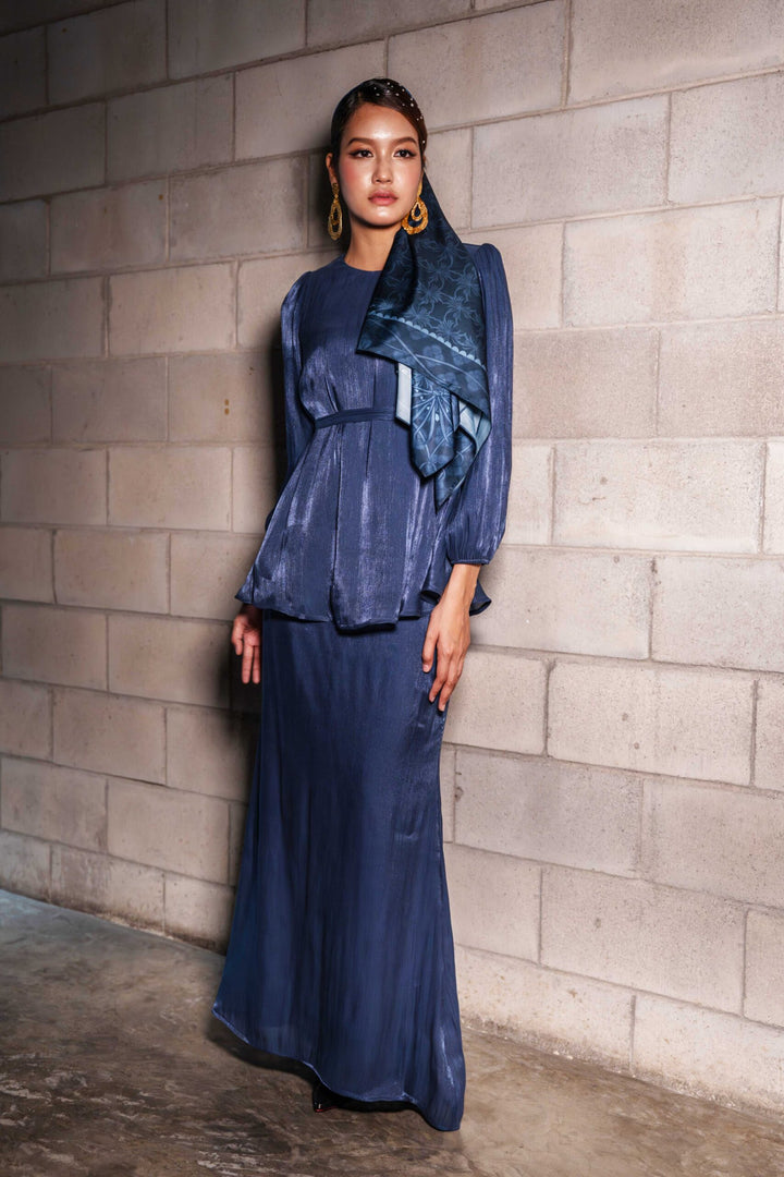 Thea Kurung in Navy