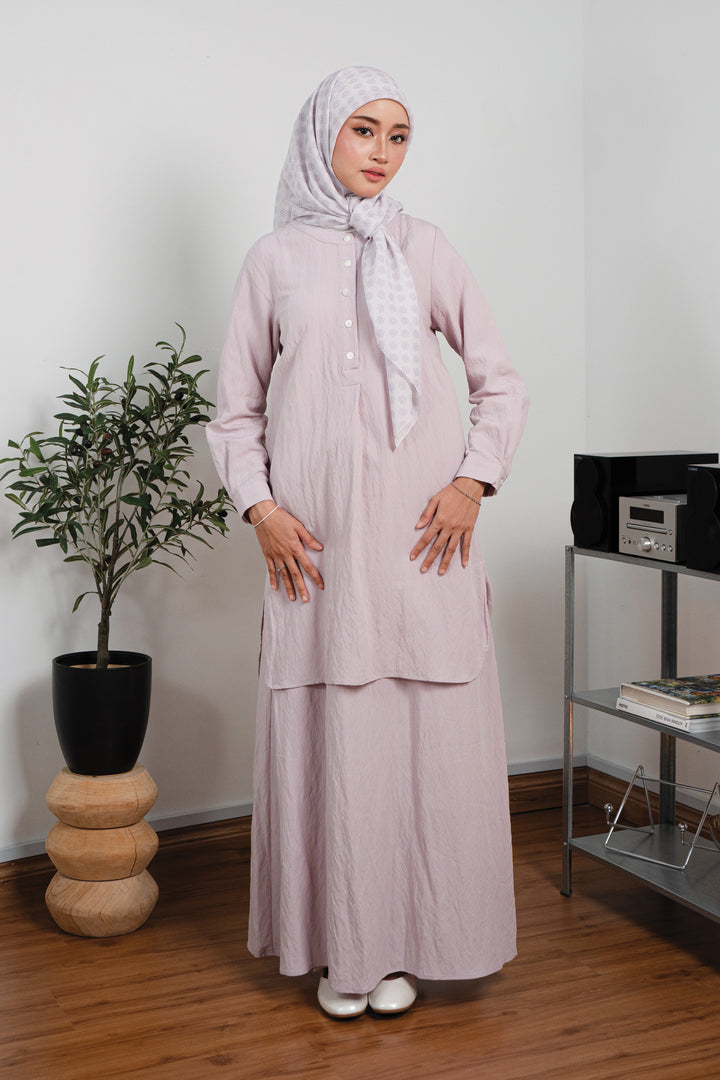 Lunara Cotton Long Blouse