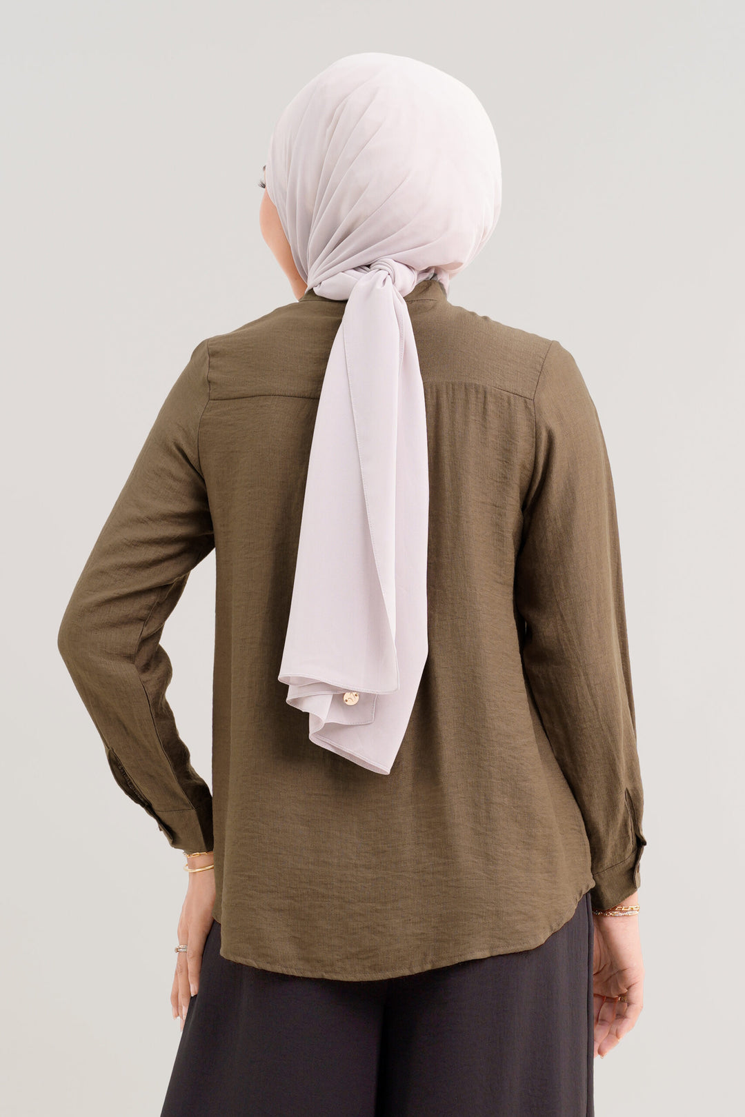 Marcelline Ruffled Blouse Brown
