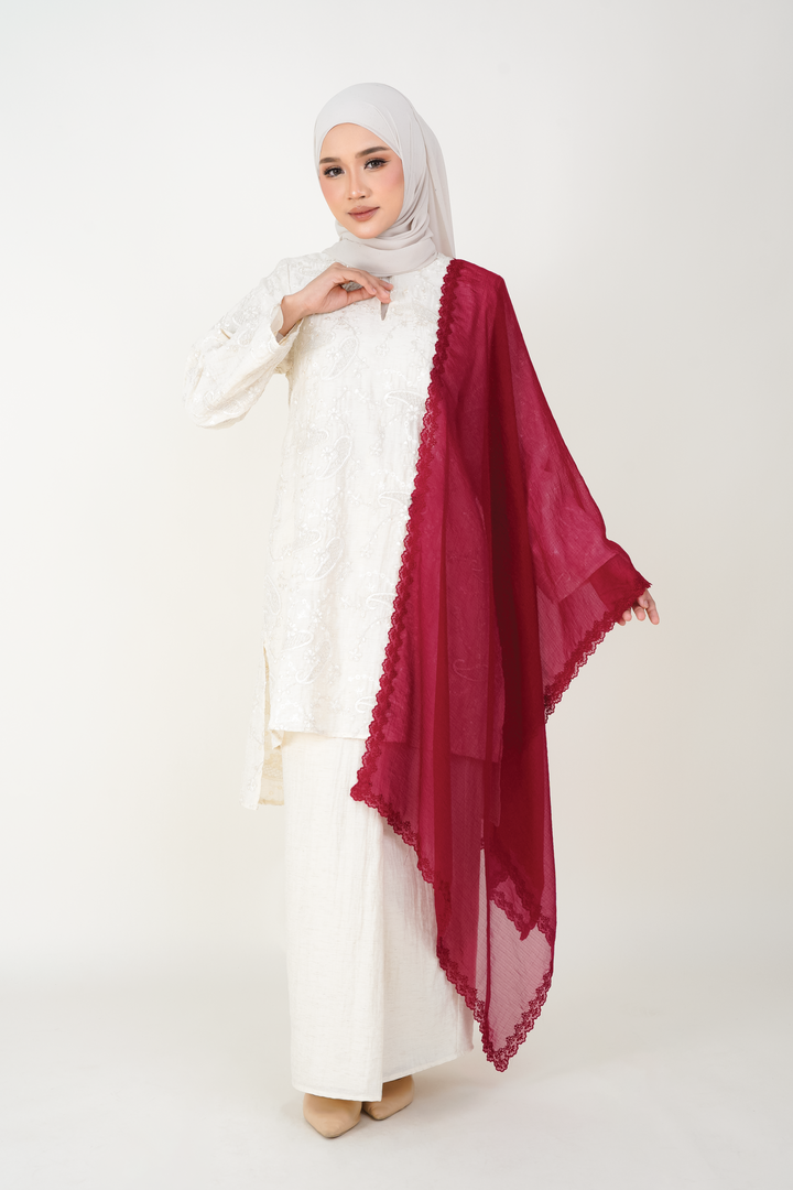 Yasira Selendang Embroidery