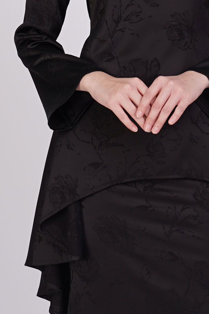 Mawar Kids Kurung Black