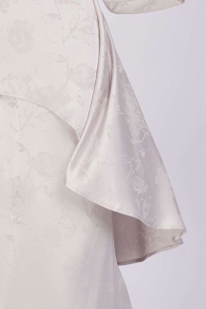 Mawar Kids Kurung Grey