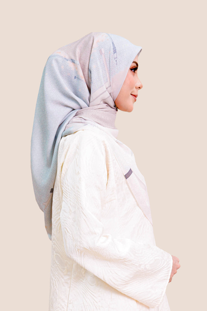 Eliza Chiffon Printed Dusty Mint