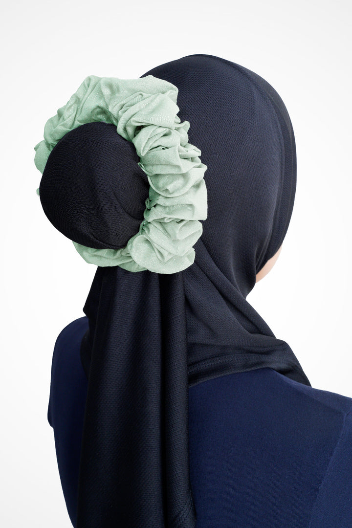 Sparkle Cotton Voile Scrunchies