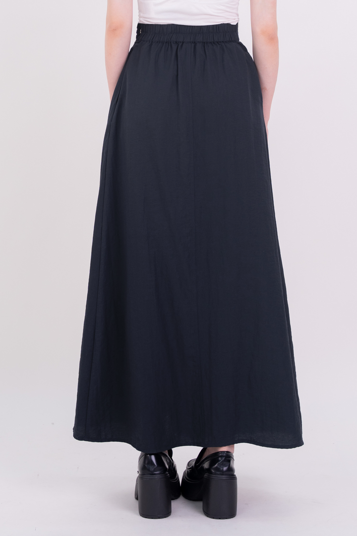 Sienna Semi-Pleated Skirt Navy