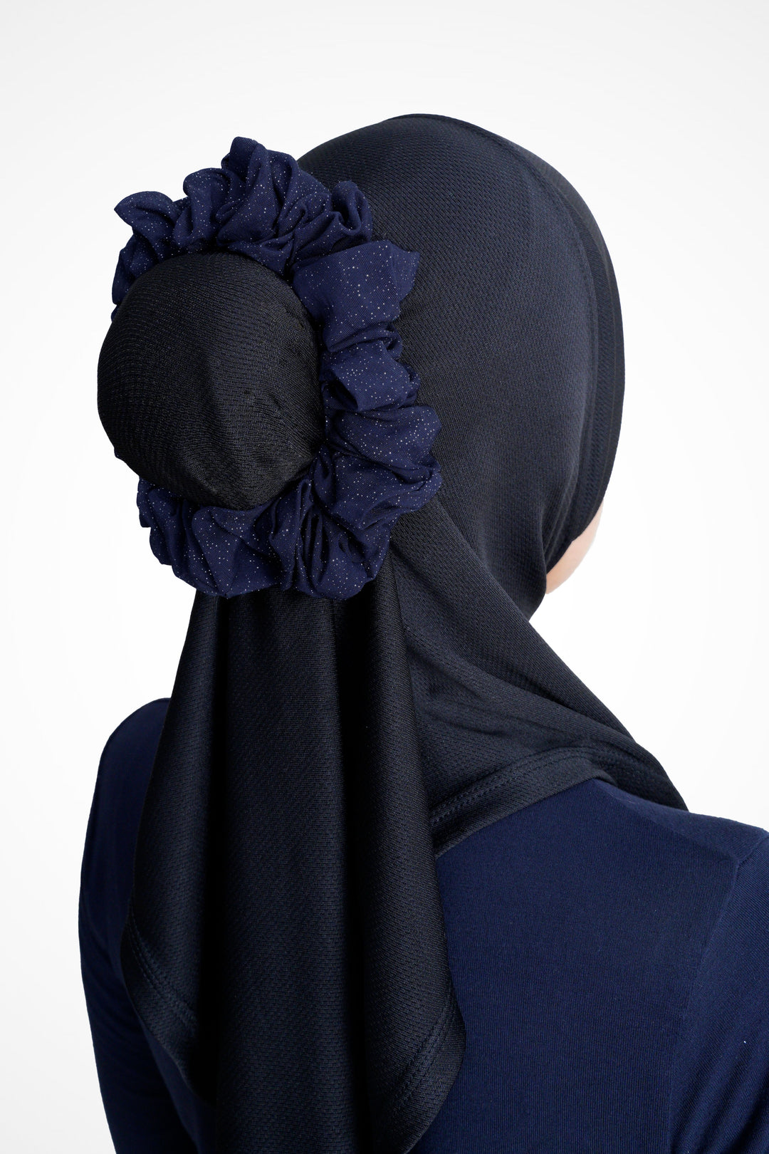 Sparkle Cotton Voile Scrunchies