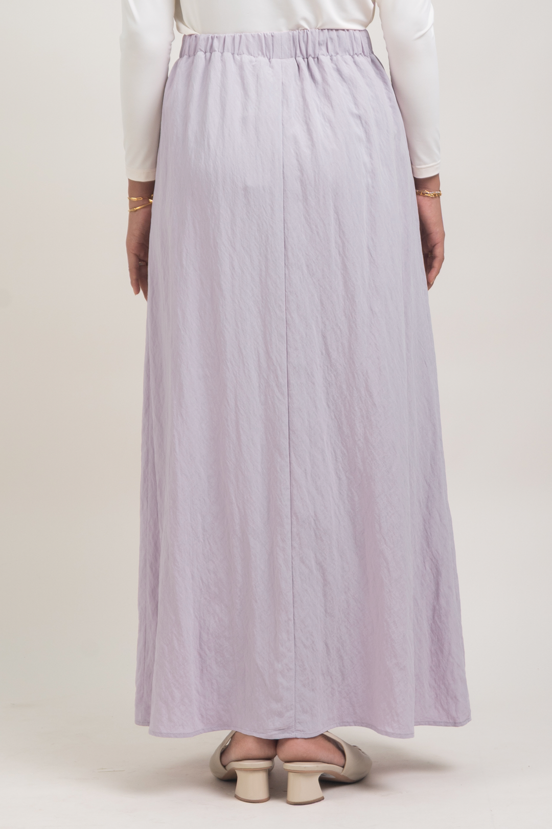 Lunara Cotton Skirt Pastel Purple