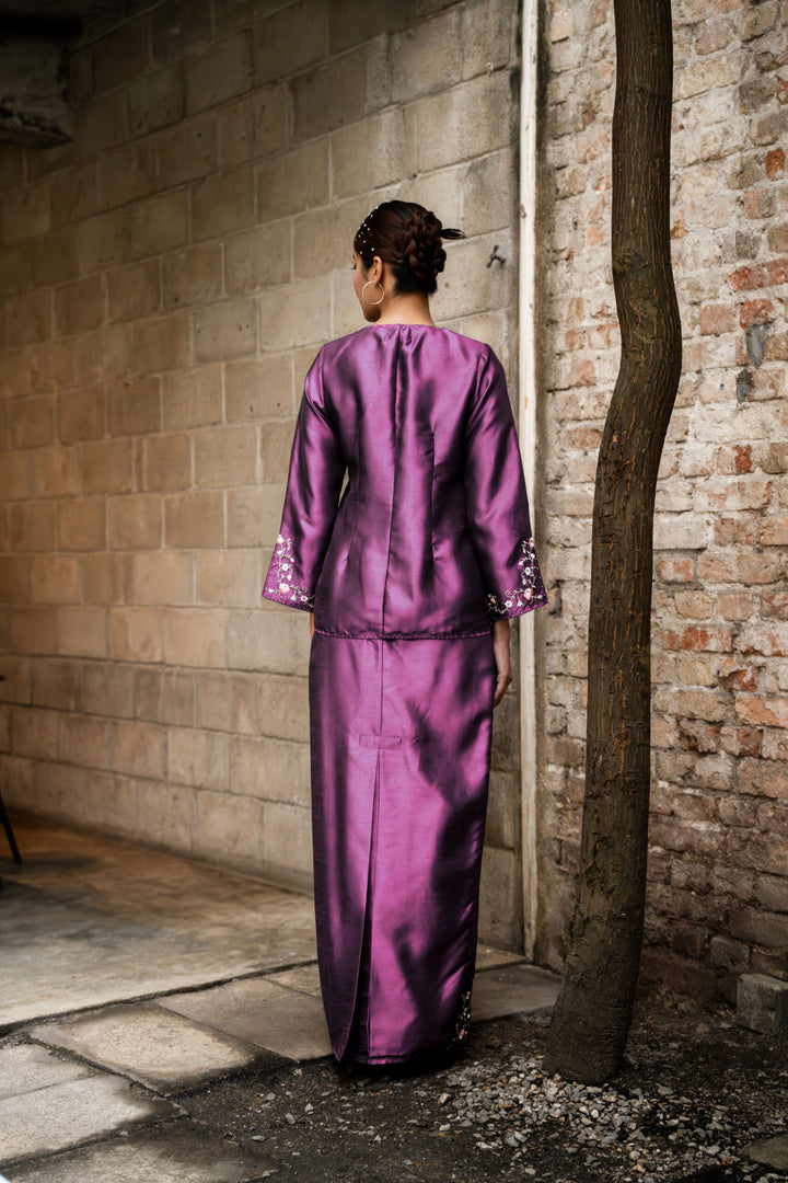 Shera Kurung in Purple