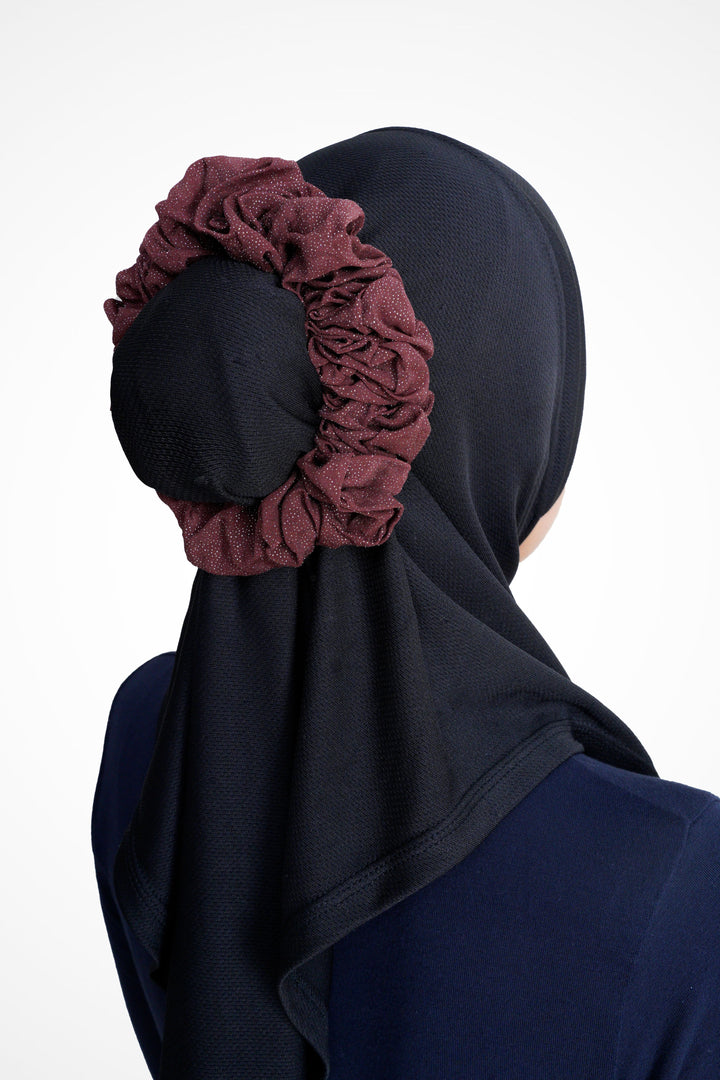 Sparkle Cotton Voile Scrunchies