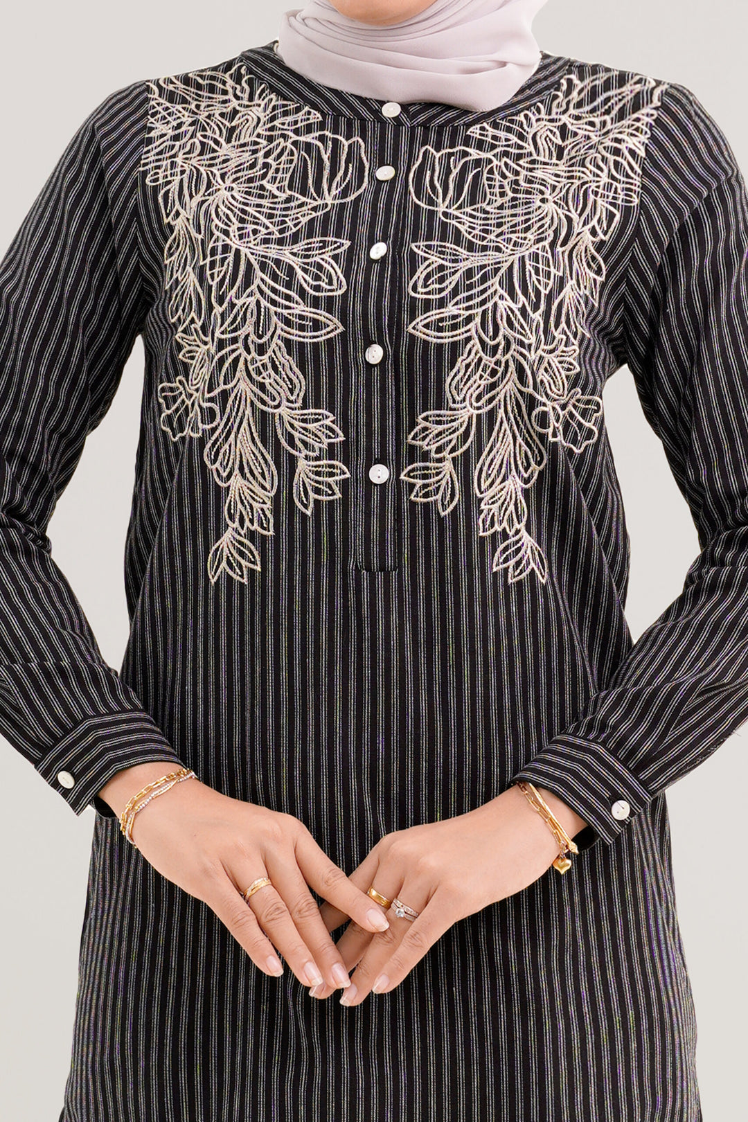 Seraphina Embroidered Blouse Black