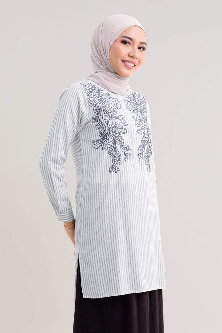 Seraphina Embroidered Blouse White