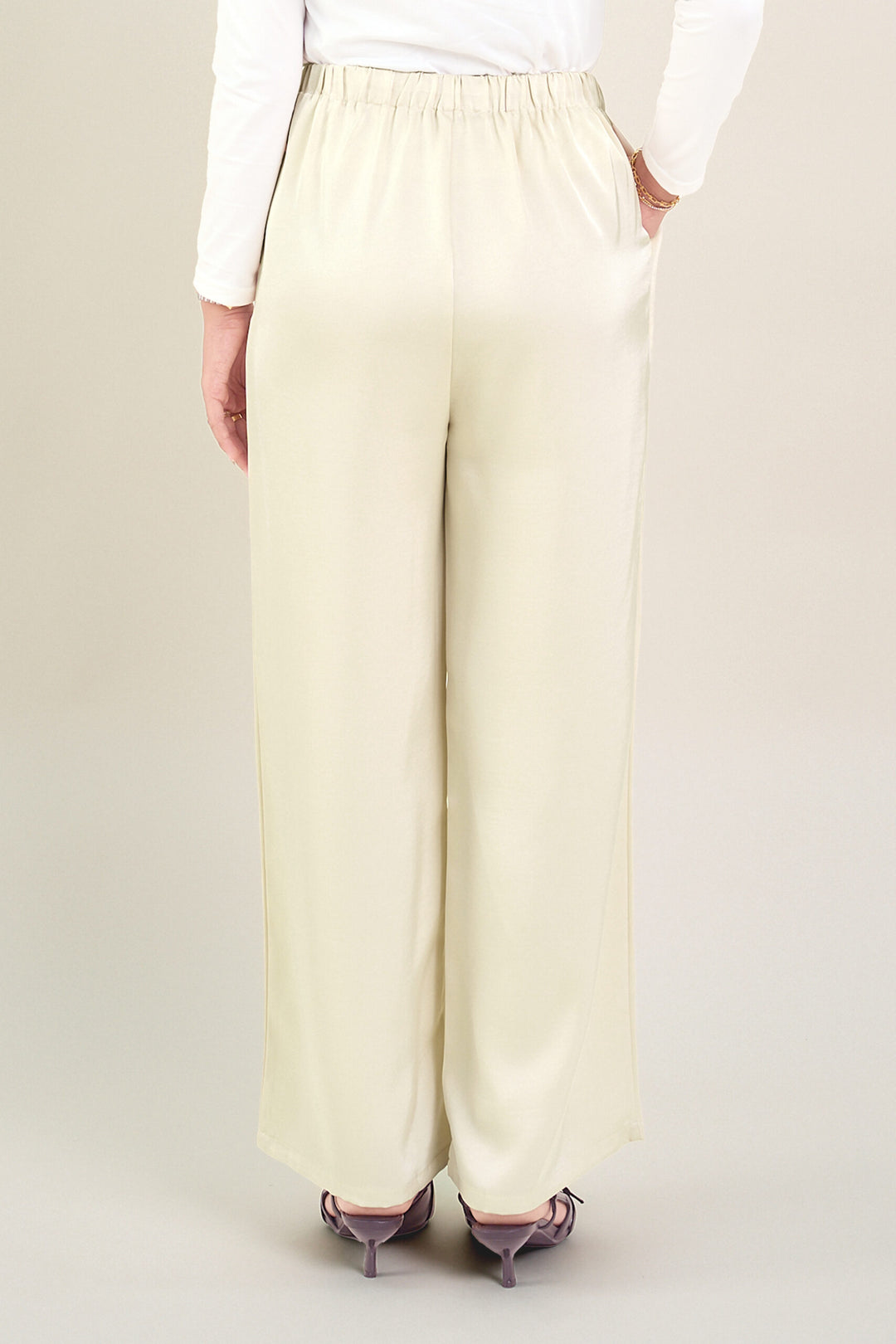 Stella Satin Pants Beige