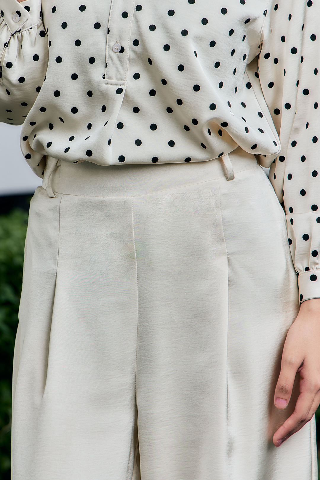 Wilda Crushed Satin Pants