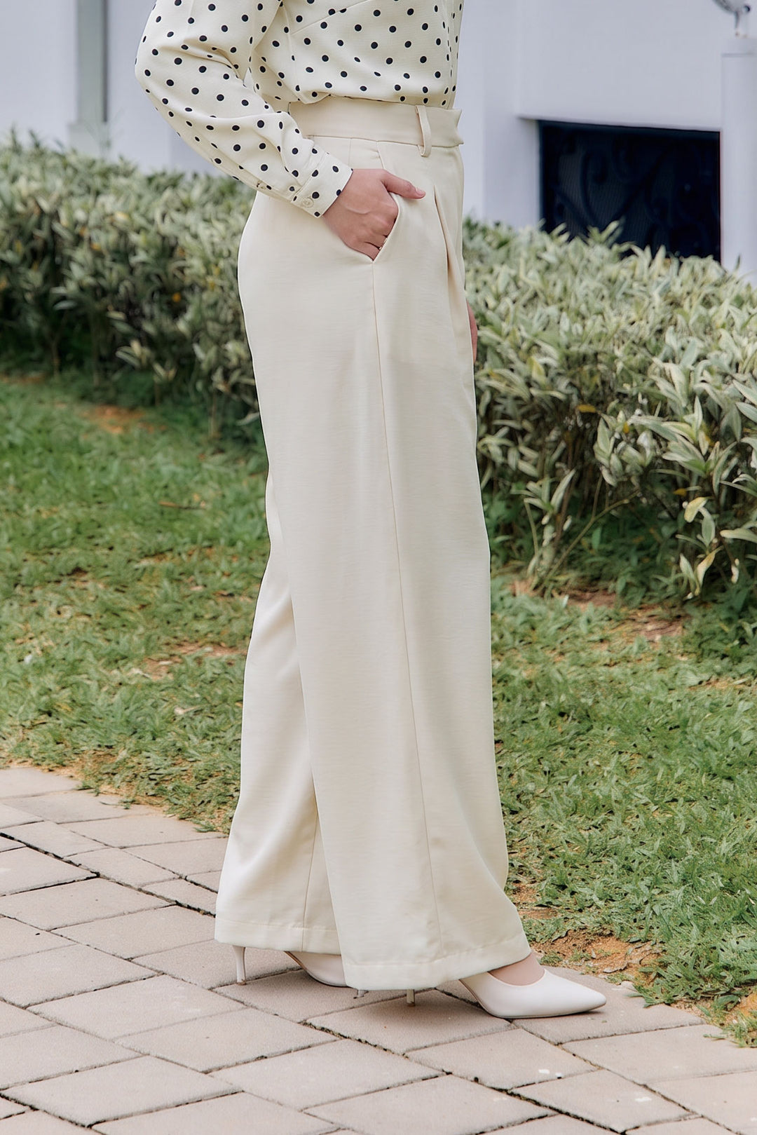 Wilda Crushed Satin Pants