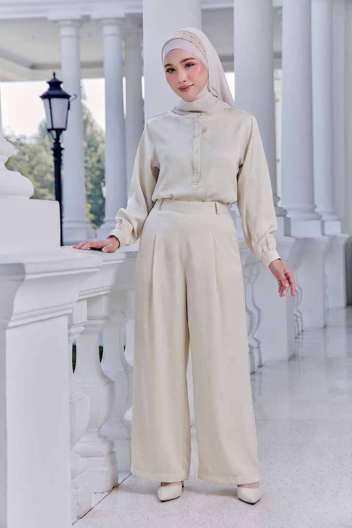 Wilda Crushed Satin Pants