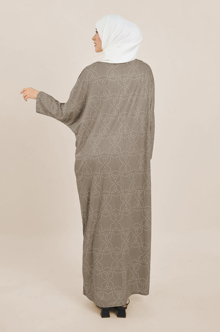 Zaireen Kaftan Dusty Green