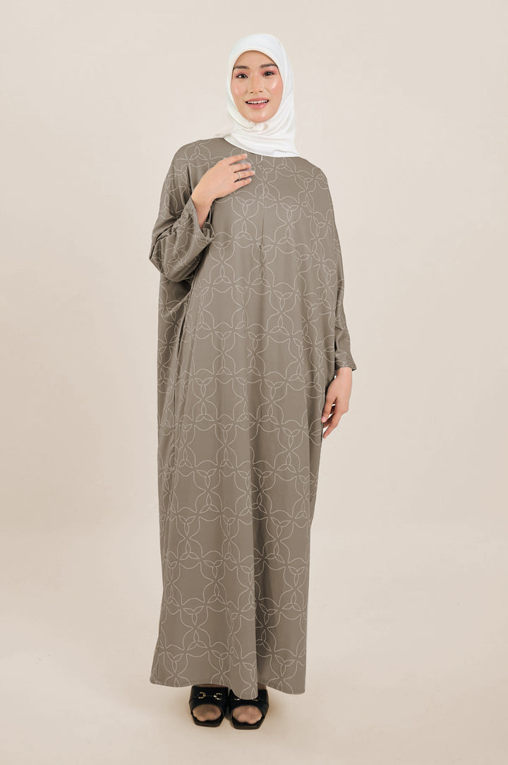 Zaireen Kaftan Dusty Green